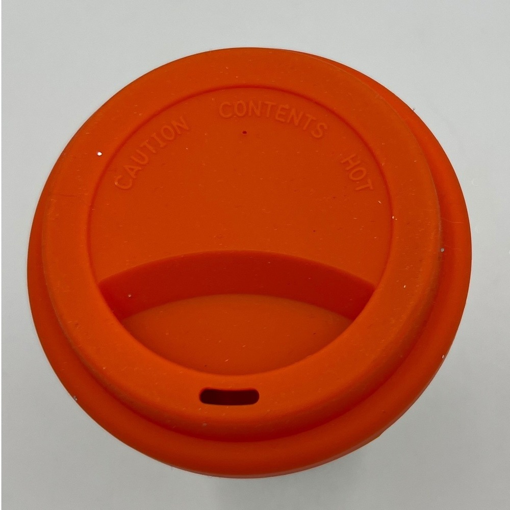 Kennex Travel Mug Unisex OS White Orange Brand New Pumpkin Spice Ceramic Cup - Picture 4 of 7